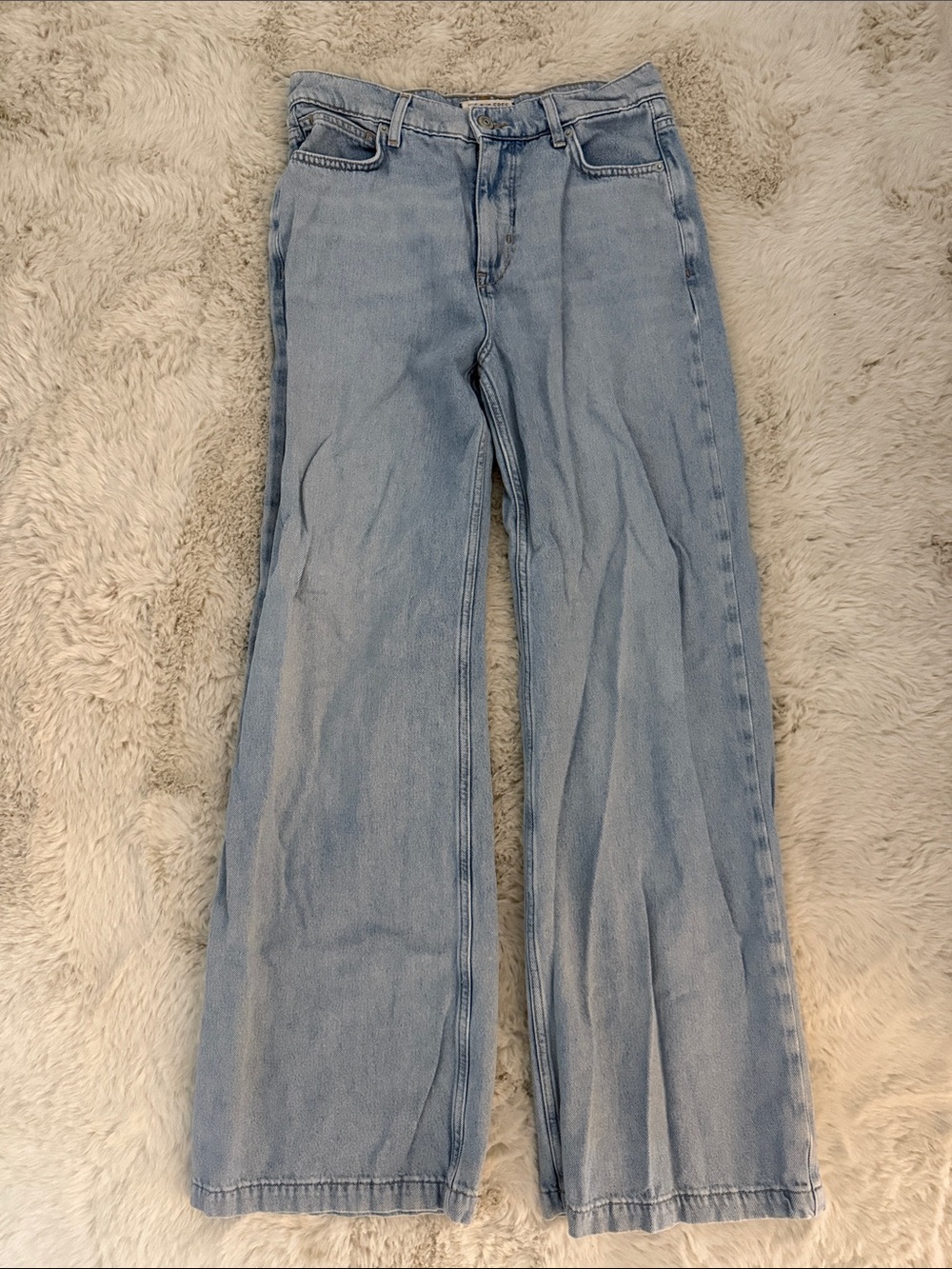 We The Free Light Blue Wide Leg Jeans
